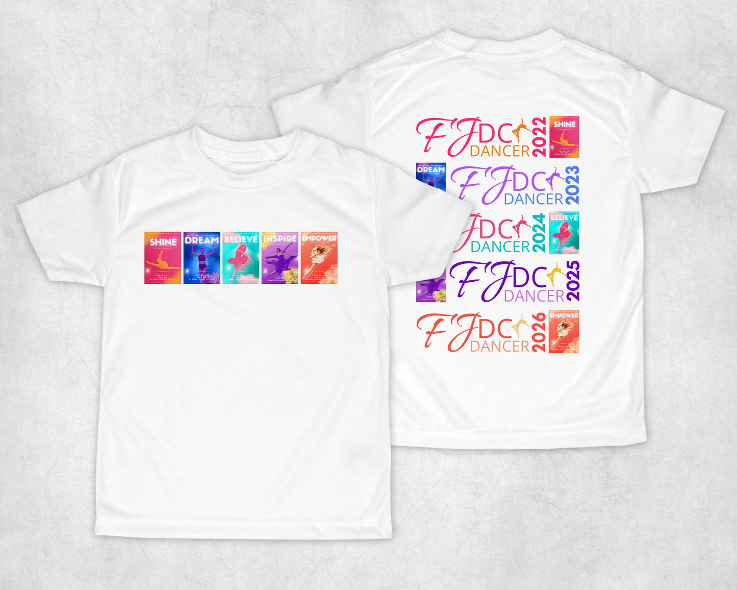 LIMITED EDITION Shine Dream Believe Inspire Empower T-Shirt