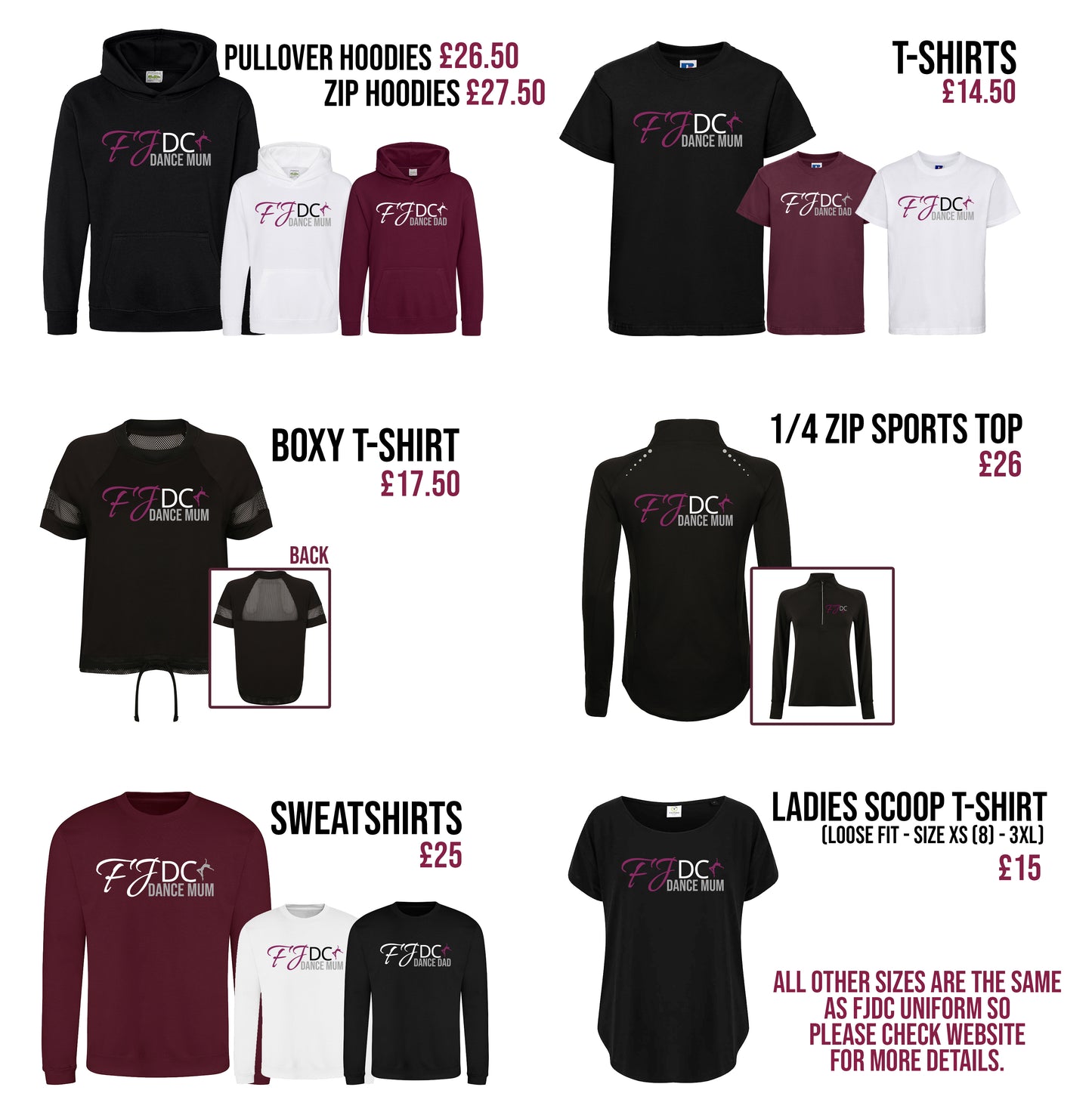 Team FJDC - Parent Merch