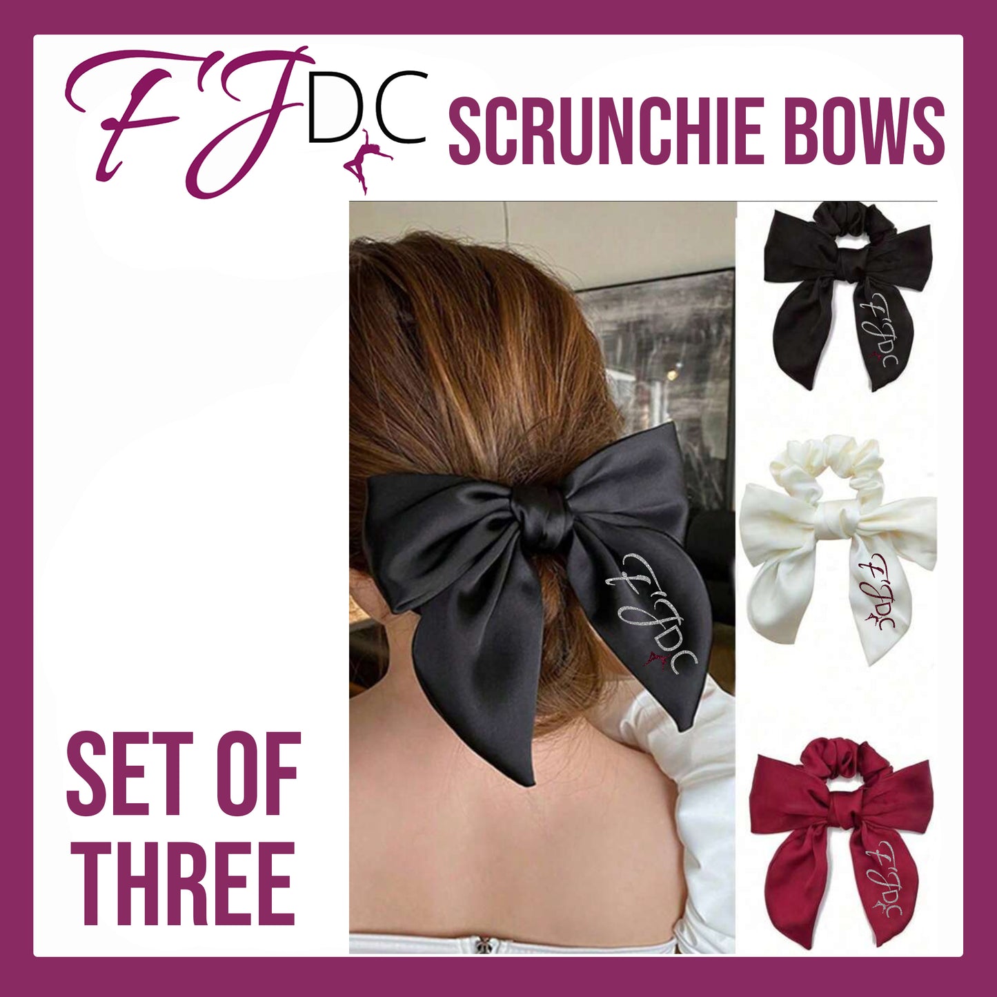 FJDC Scunchie Bows