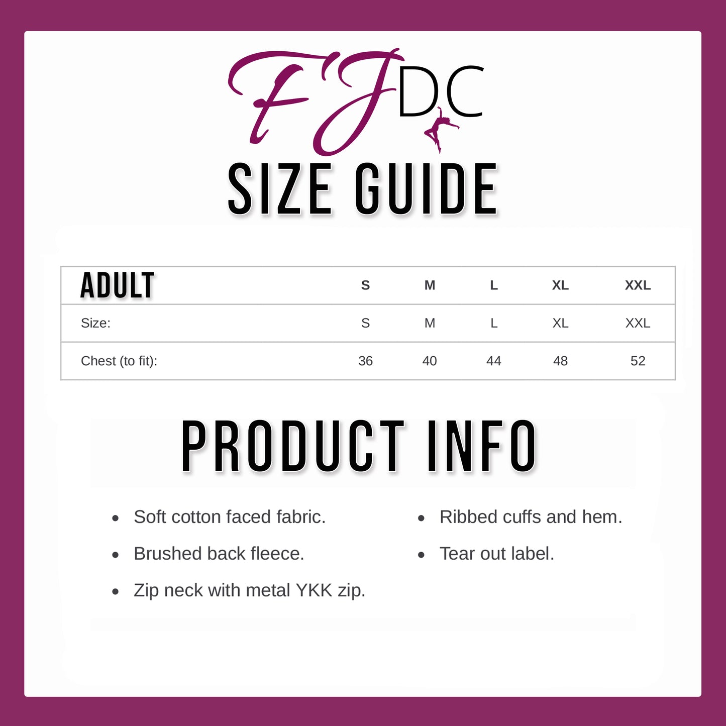 Team FJDC 1/4 Zip Neck Sweatshirt