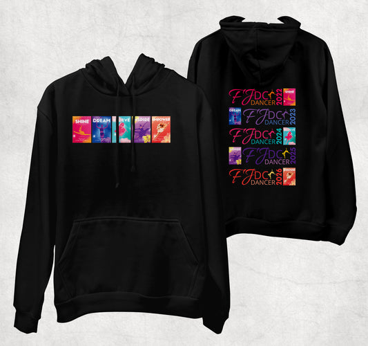 LIMITED EDITION Shine Dream Believe Inspire Empower Hoodie