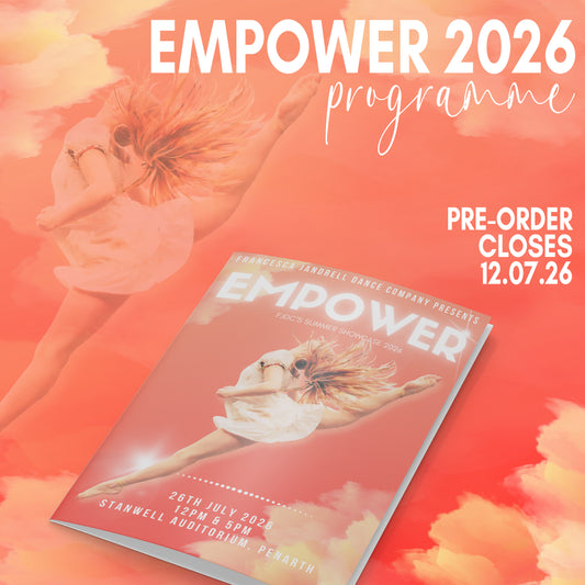 FJDC's SUMMER SHOWCASE - EMPOWER - 2026 PROGRAMME