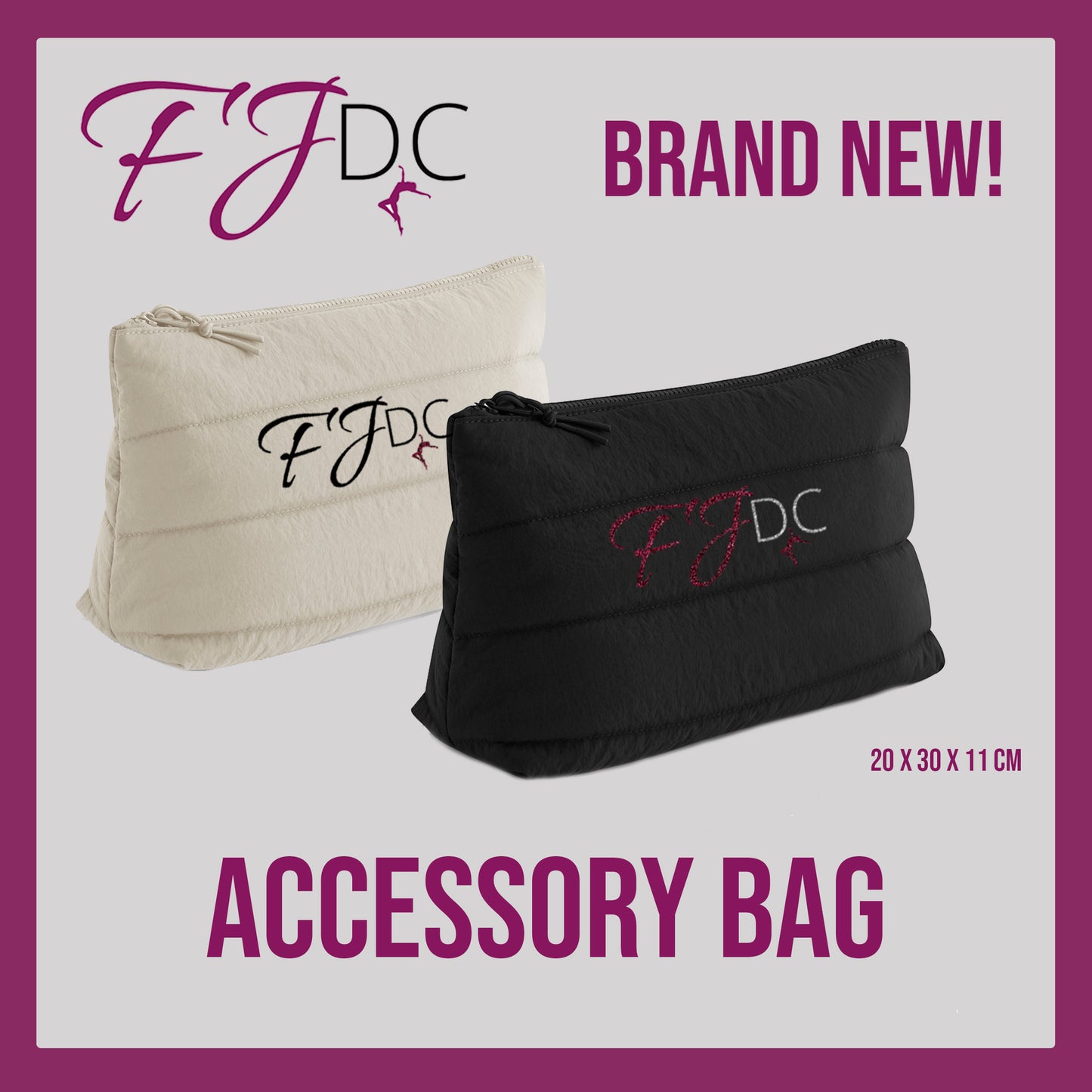 FJDC Puffy Accessory Bag