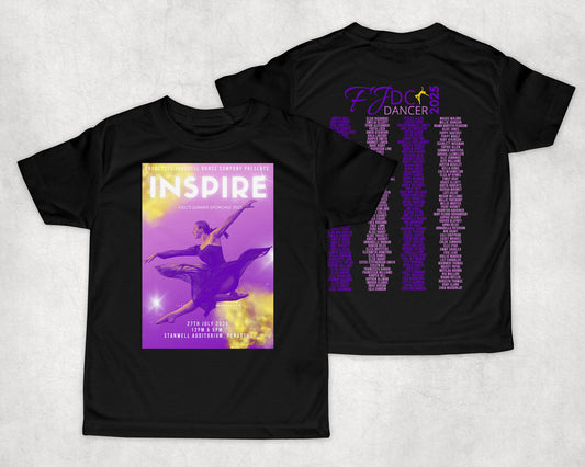 Official INSPIRE Showcase 2025 T-Shirt