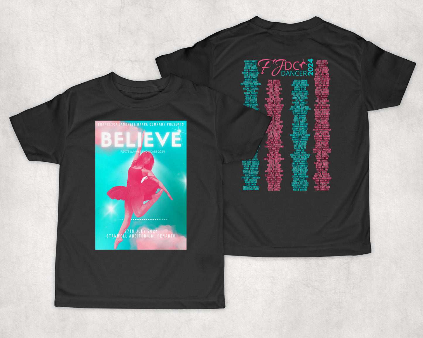 Official BELIEVE Showcase 2024 T-Shirt