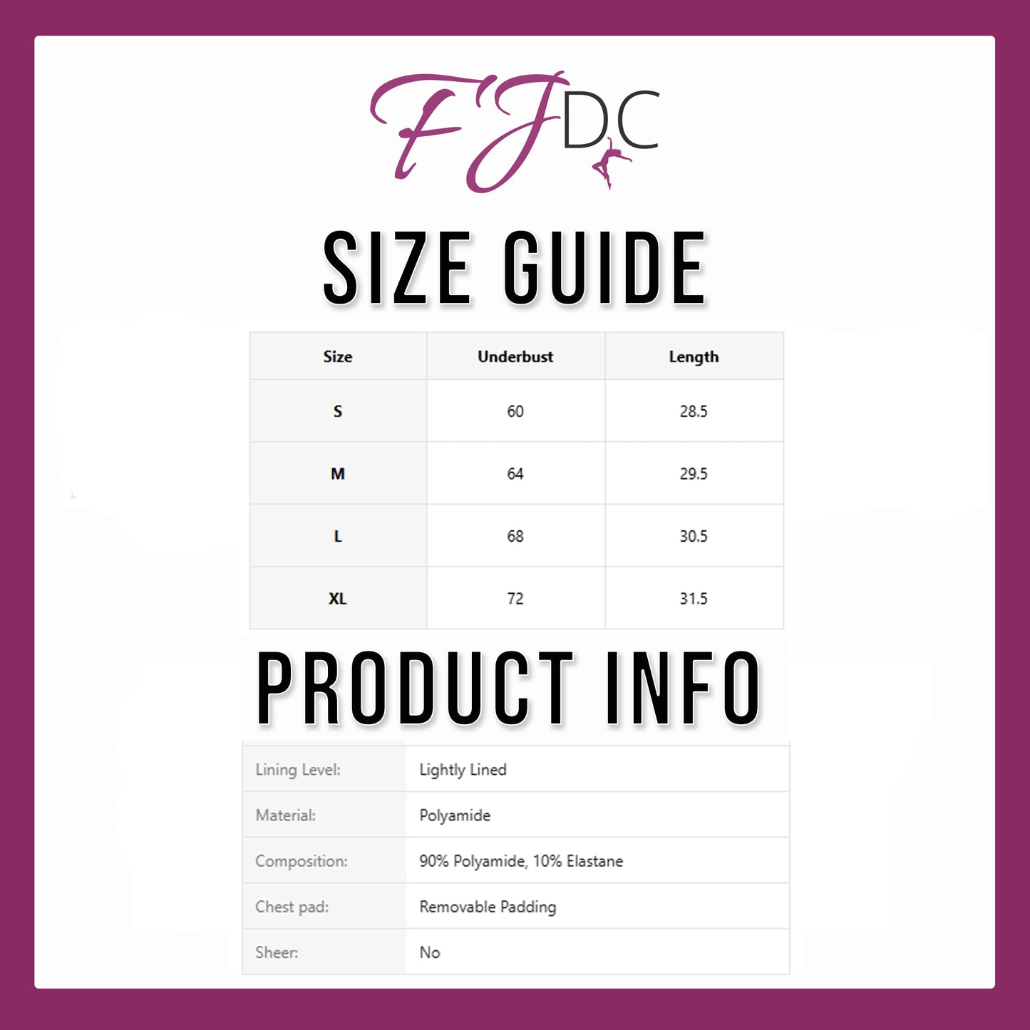 FJDC Bra Style Sports Crop