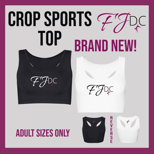 FJDC Crop Sports Top
