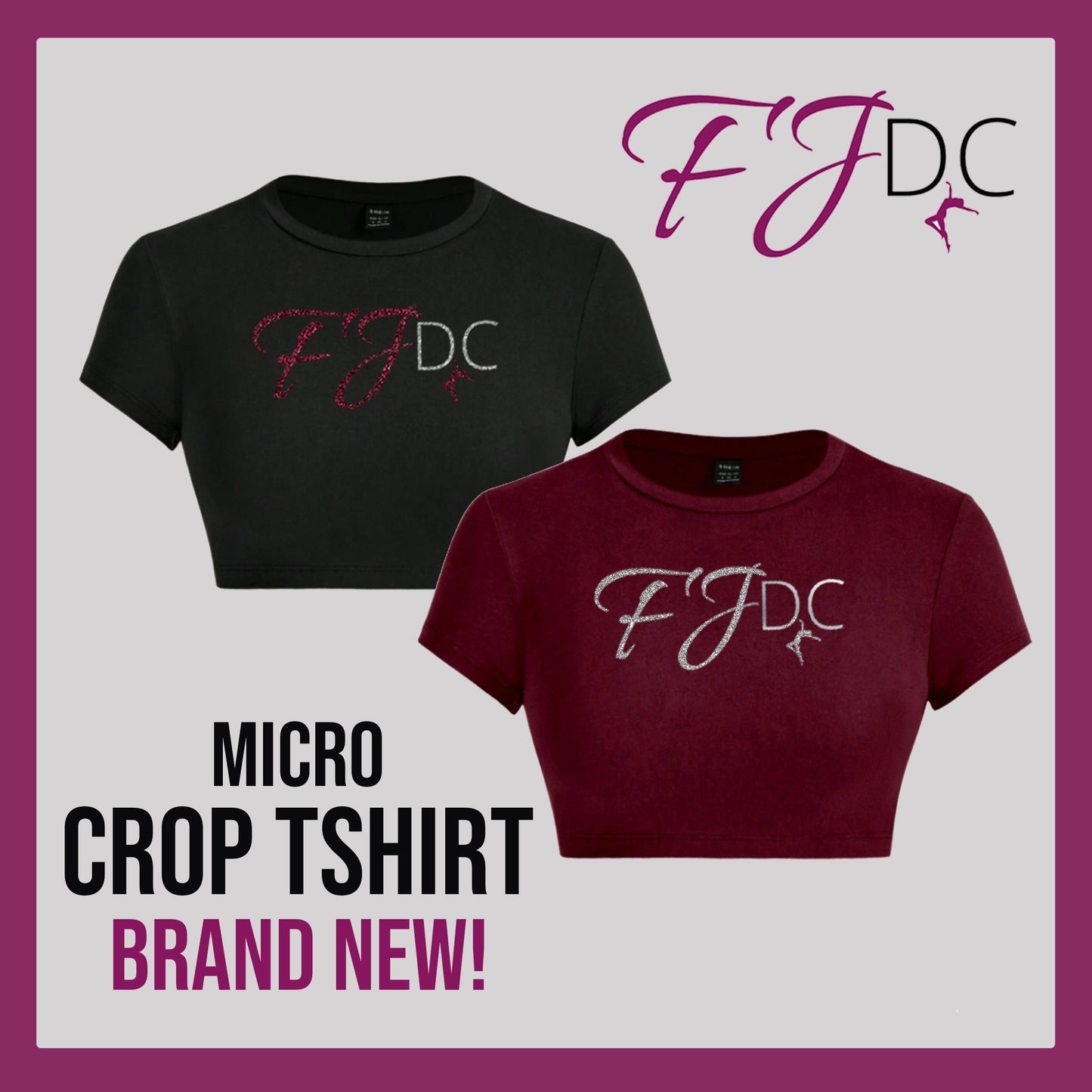 FJDC Micro Crop T-shirt