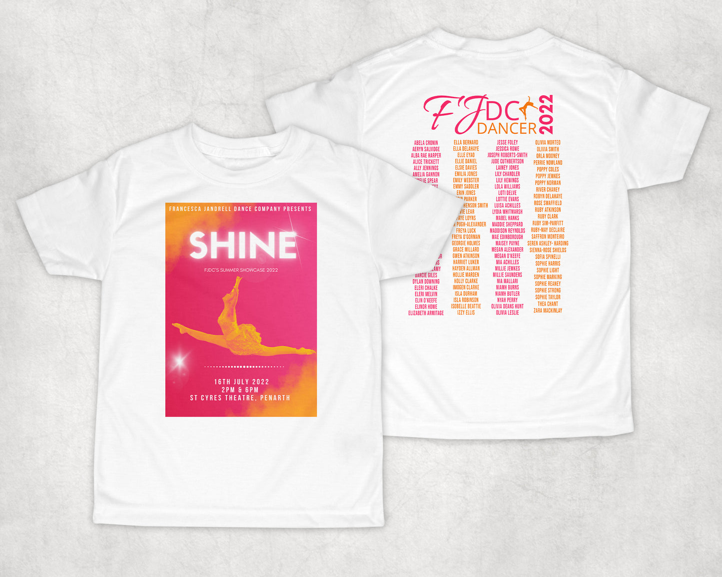 Official SHINE Showcase 2022 T-Shirt