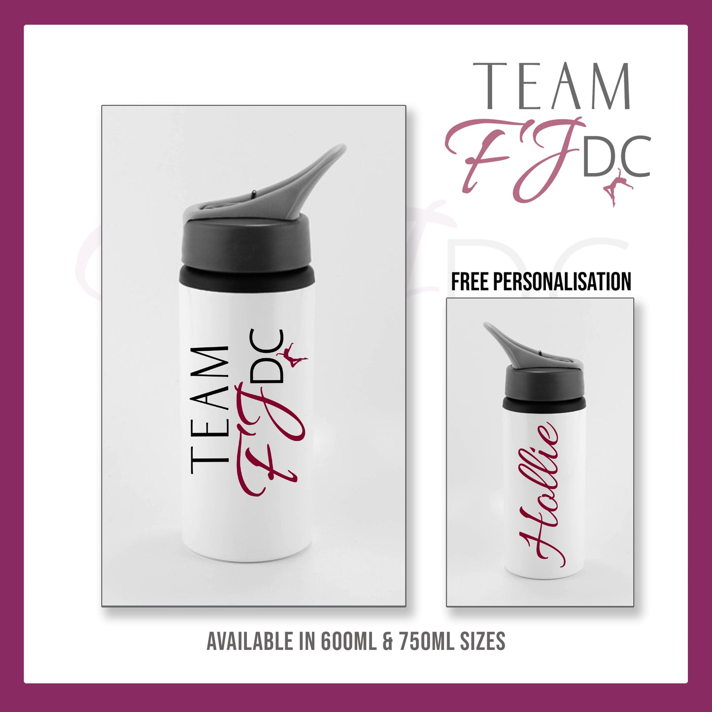 Team FJDC - Water Bottle