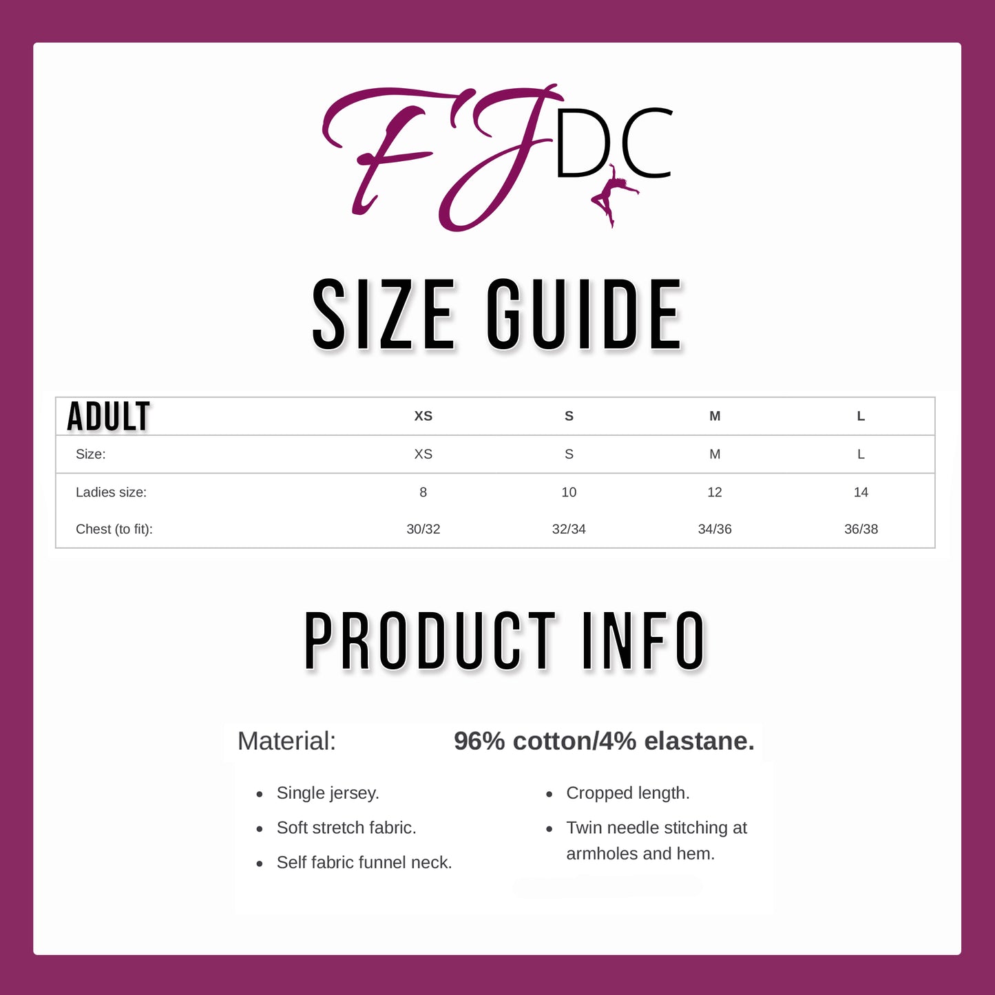 FJDC High Neck Crop
